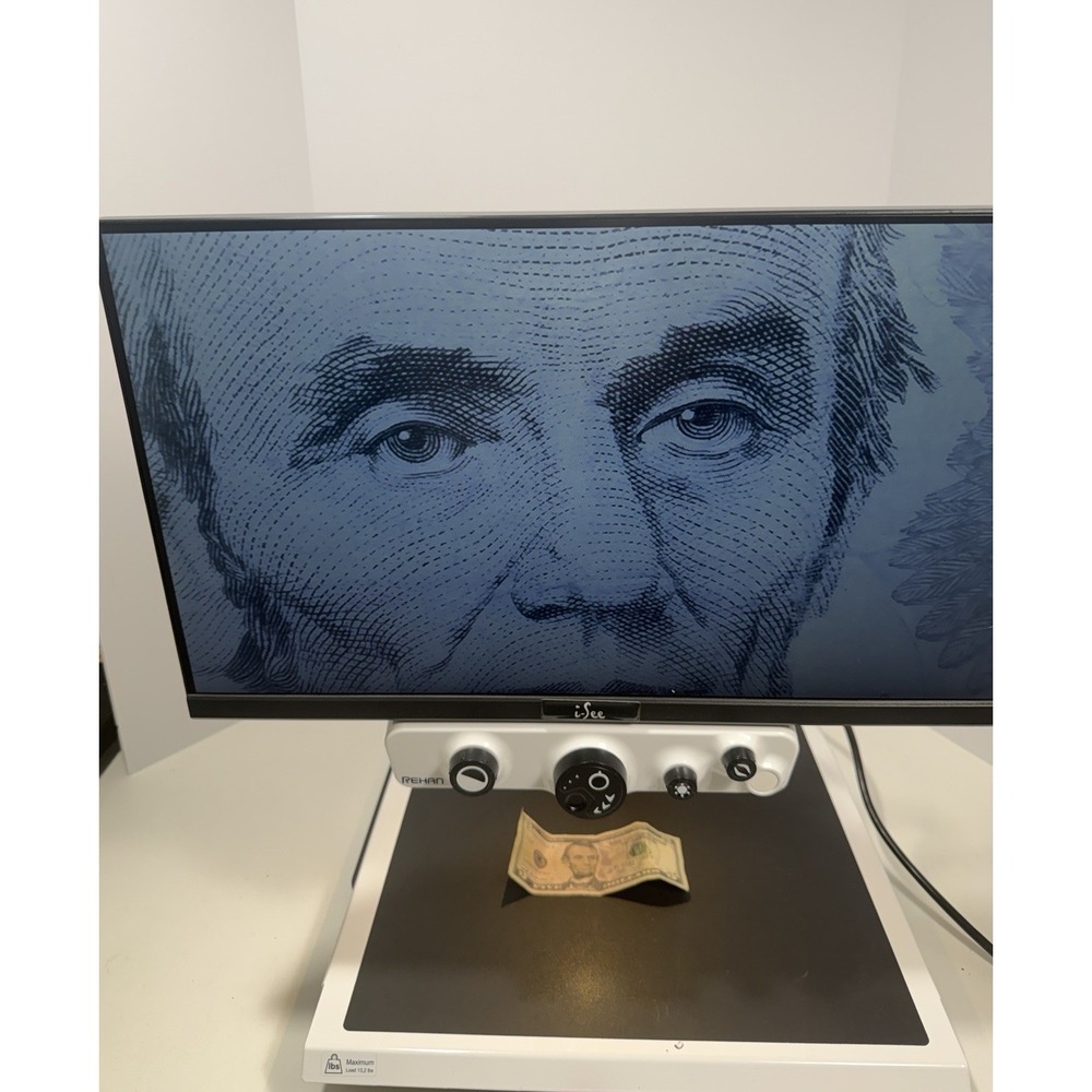 Rehan i-See 22 Inch Color Auto Focus Video Magnifier Desktop Low Vision Aid